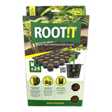 ROOT!T Peat Free 24 Plug Filled Tray, Root it Rooting Gel, First Feed