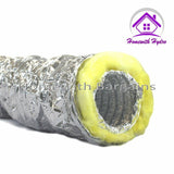 Flexible Ducting - Black Combi or Acoustic Insulated,  4” 5” 6” 8” 10” 12 inch