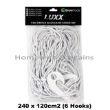 LUXX Scrog Net Elasticated Heavy Duty Grow Tent Room Mesh Netting Plant Support