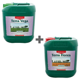 CANNA TERRA VEGA & FLORES Grow & Flowering Plant Nutrients for SOIL Hydroponics