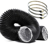 4" PRO Air Odour Control Kit: In-Line Extractor Fan Carbon Filter Combi Ducting