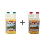 CANNA TERRA VEGA & FLORES Grow & Flowering Plant Nutrients for SOIL Hydroponics