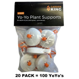 Yo-Yo Plant Supports Retractable YoYo Bungee Hangers with Stopper Hydroponics