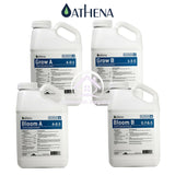 ATHENA BLENDED LINE - Grow A+B, Bloom A+B, 2 Part Feed Nutrients 3.8Ltr Bottles
