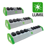 LUMii 4, 6, 8 Way Socket Contactor Grow Lights Timer 26 Amps Relay Hydroponics