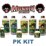 MONKEY NUTRIENTS STARTER PACK Complete Kit Grow to Bloom Soil or Coco Plant Feed