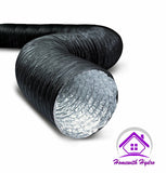 Flexible Ducting - Black Combi or Acoustic Insulated,  4” 5” 6” 8” 10” 12 inch