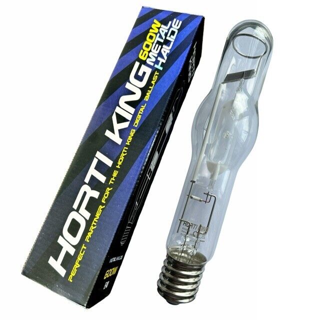 screw in grow light bulbs HORTIKING 600w MH Bulb Metal Halide Blue Spectrum Grow Light, e40 Scre