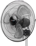 2 x WHISPAIR Extreme Fan Heavy Duty Wall Mounted Fans TWIN PACK 100w 3 Speed