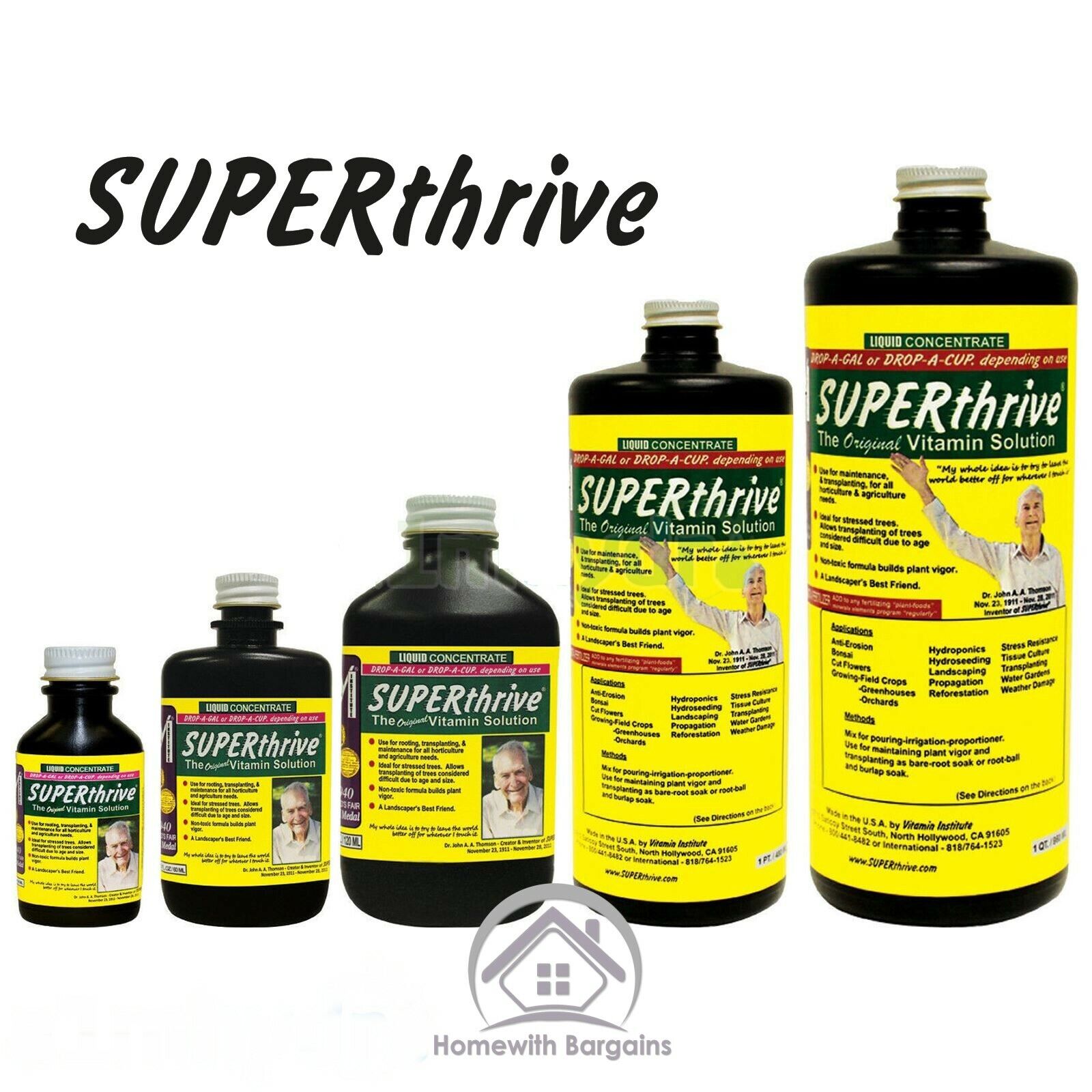 SUPERthrive Plant Vitamins Hormones Worlds #1 Stress Relief Nutrient Hydroponics
