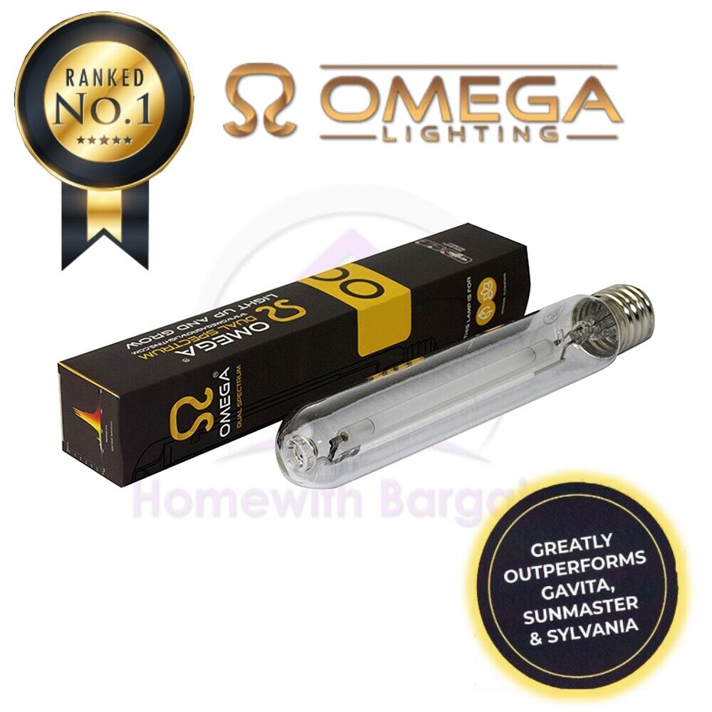 250w 400w 600w 1000w OMEGA Grow Light Dual Spectrum Super HPS Metal Halide Bulb