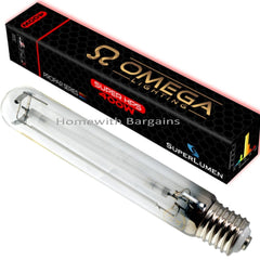 Omega 400w SUPER HPS Son-T Lamp, 400 Watt E40, Flowering 2000k Light Bulb