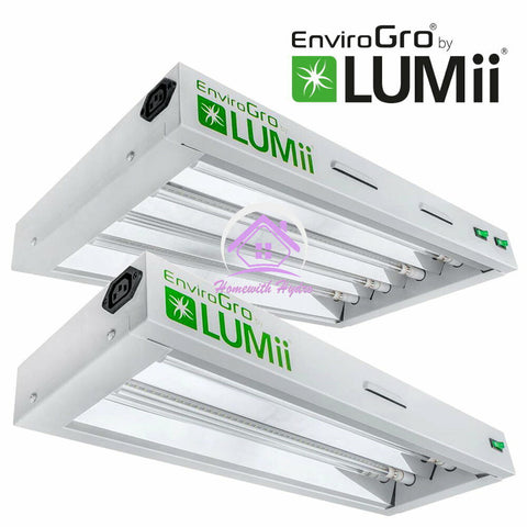 LUMii EnviroGro TLED Propagation LED Grow Tent Light Hydroponics 2 or 4 Tube