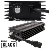 600w LUMii BLACK Dimmable Digital Ballast + HPS Dual Spectrum Bulb Hydroponics