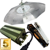 600w Dimmable Digital Ballast Grow Light Kit 1m Parabolic Reflector, HPS Lamp