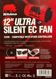 RHINO ULTRA SILENT EC ACOUSTIC FAN Air Speed Control Ventilation 6" 8" 10" 12"