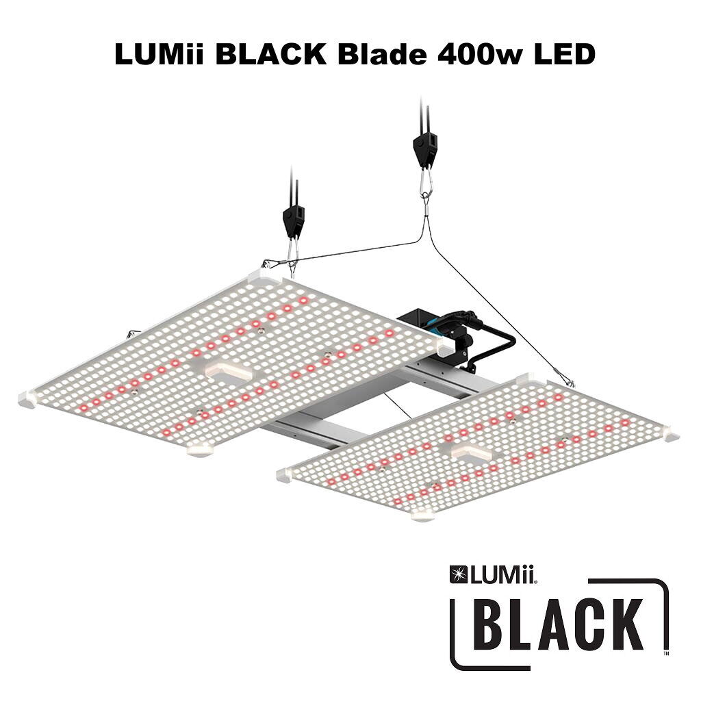 LUMii BLACK BLADE 400w LED Grow Light - Hydroponics