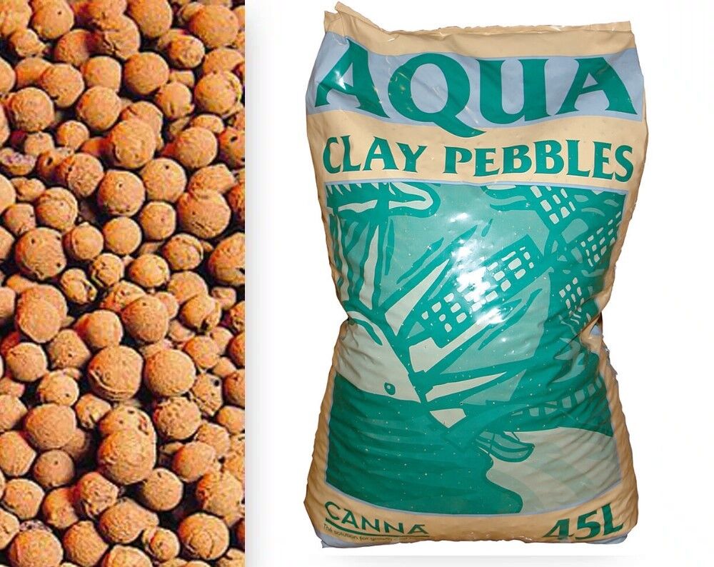 Canna Aqua Clay Pebbles Balls 45 Litre Large Bag Hydroponics