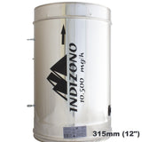 INDIZONO Ozone Generator Inline Air Odour Control Neutraliser + Ceramic Plate