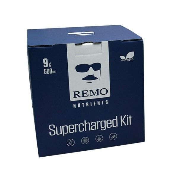 REMO Nutrients SUPERCHARGED Kit Complete Grow & Flowering Food Hydroponics