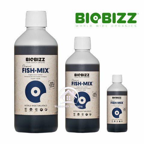 BioBizz FISH MIX Emulsion Organic Growth Enhancer Plant Food Soil, Coco Improver