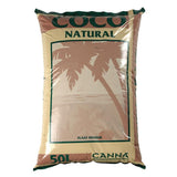 CANNA COCO NATURAL 50 Litre Bag Coir Growing Plant Medium Hydroponics