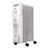 Oil Filled Radiator 1000W 2000W Electric Portable Heater Thermostat Hydroponics
