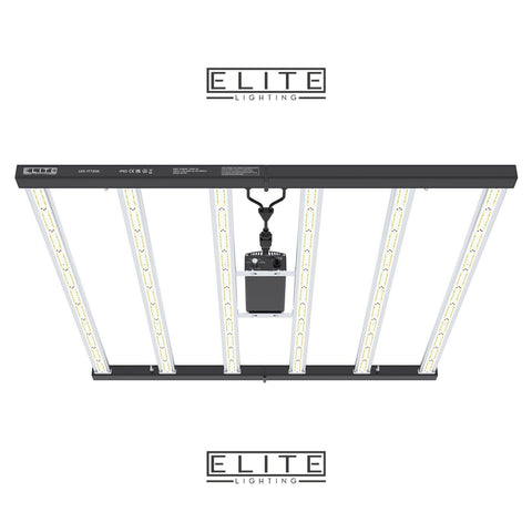 Elite 720w LED 6 Bar Full Spectrum 2.6 µmol/J Dimmable Digital Ballast Light Kit