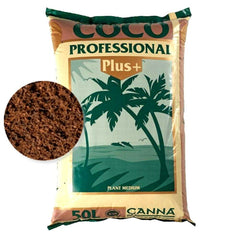 Canna Coco Pro Plus 50 Litre Bag Professional + Coir Media, Medium Hydroponics