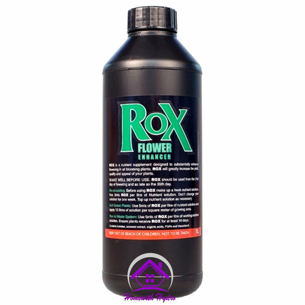ROX Flower Enhancer PGR Bud Booster Increase Yields Soil Coco or Hydroponics 1L