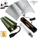 600w Dimmable Digital Ballast Grow Light Kit: Adjust-a-Wing Reflector, HPS Lamp