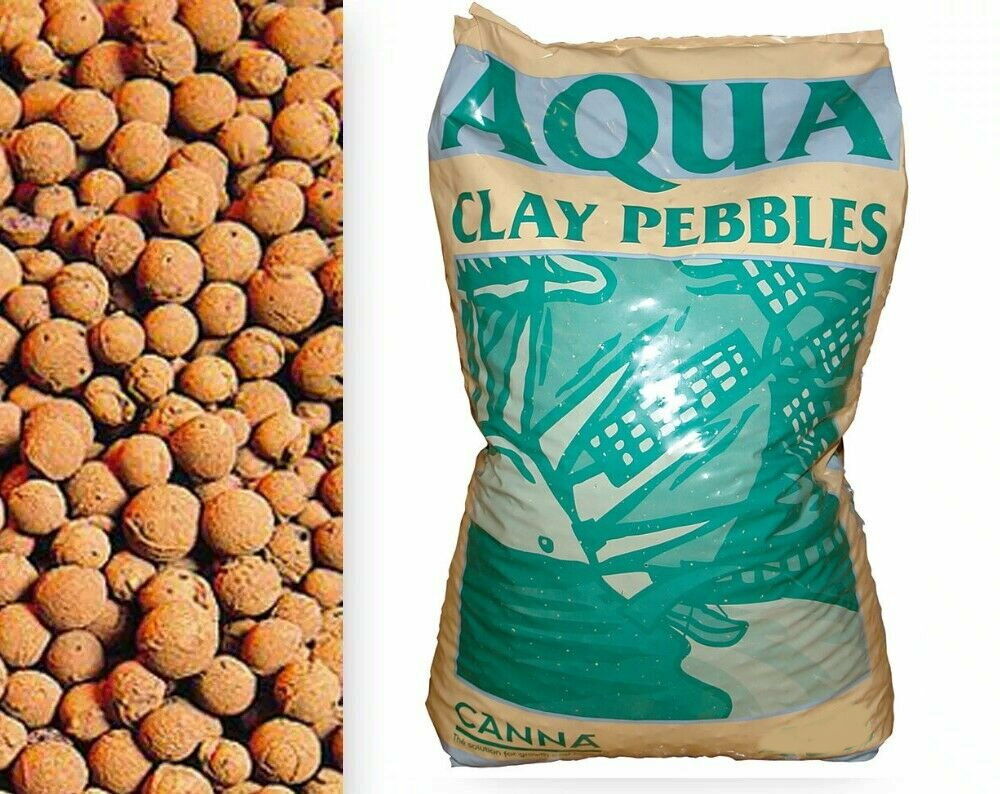 Canna Aqua Clay Pebbles Balls 20 Litre Bag Growing Media Hydroponics