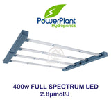 400w POWERPLANT LED 4 Bar Fixture - Full Spectrum 2.8µmol/J Complete Grow Light