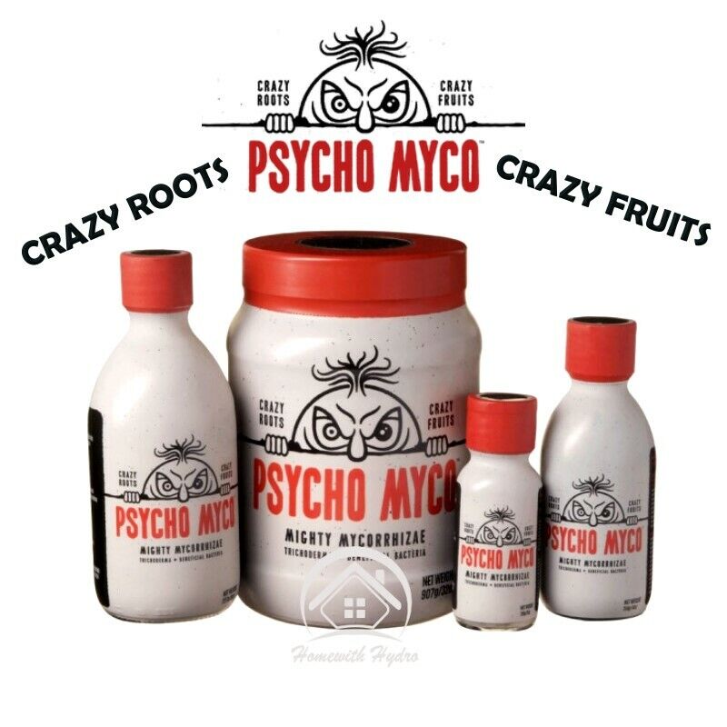 PSYCHO MYCO - Mycorrhizal Fungi Beneficial Bacteria & Trichoderma Rooting Powder