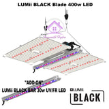 LUMii BLACK BLADE 400w LED Grow Light - Hydroponics