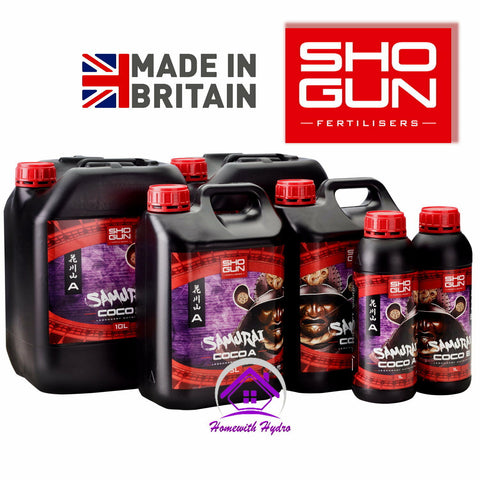 Shogun Samurai COCO A+B Plant Grow & Flower Feed Fertilisers Premium Nutrients