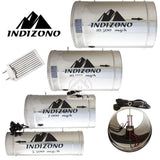 INDIZONO Ozone Generator Inline Air Odour Control Neutraliser + Ceramic Plate